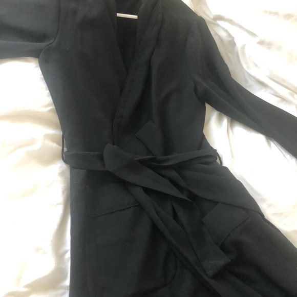 Aritzia Wilfred Babaton Black Duster Jacket xs - Picture 5 of 5